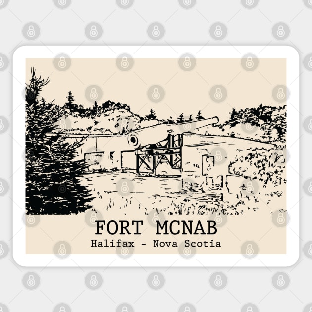 Fort McNab - Halifax NS Magnet by Lakeric